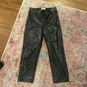 Abercrombie and Fitch fake leather pants